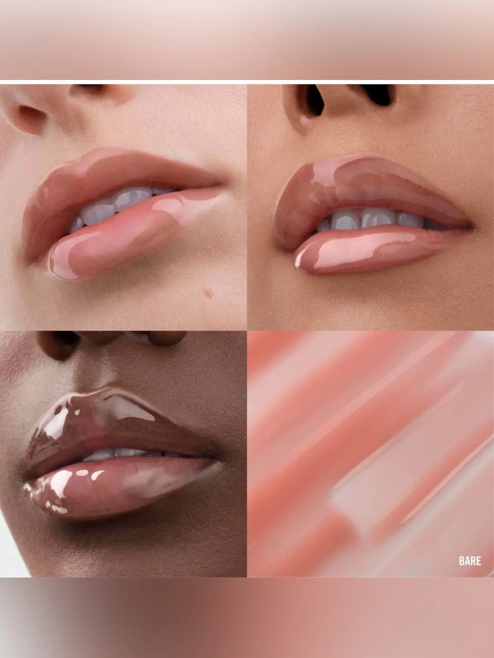 MAKEUP BY MARIO - Hydrating SuperShine™ Lip Gloss in Shade Bare NWOB